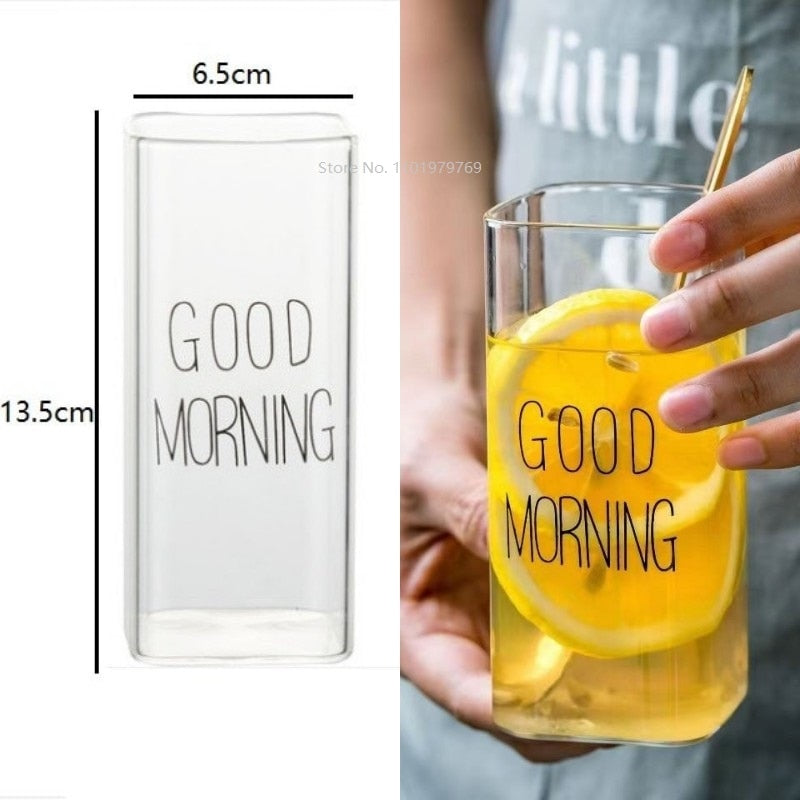 Transparent Creative Glass Coffee Tea Mug 80/120ml Drinks Dessert